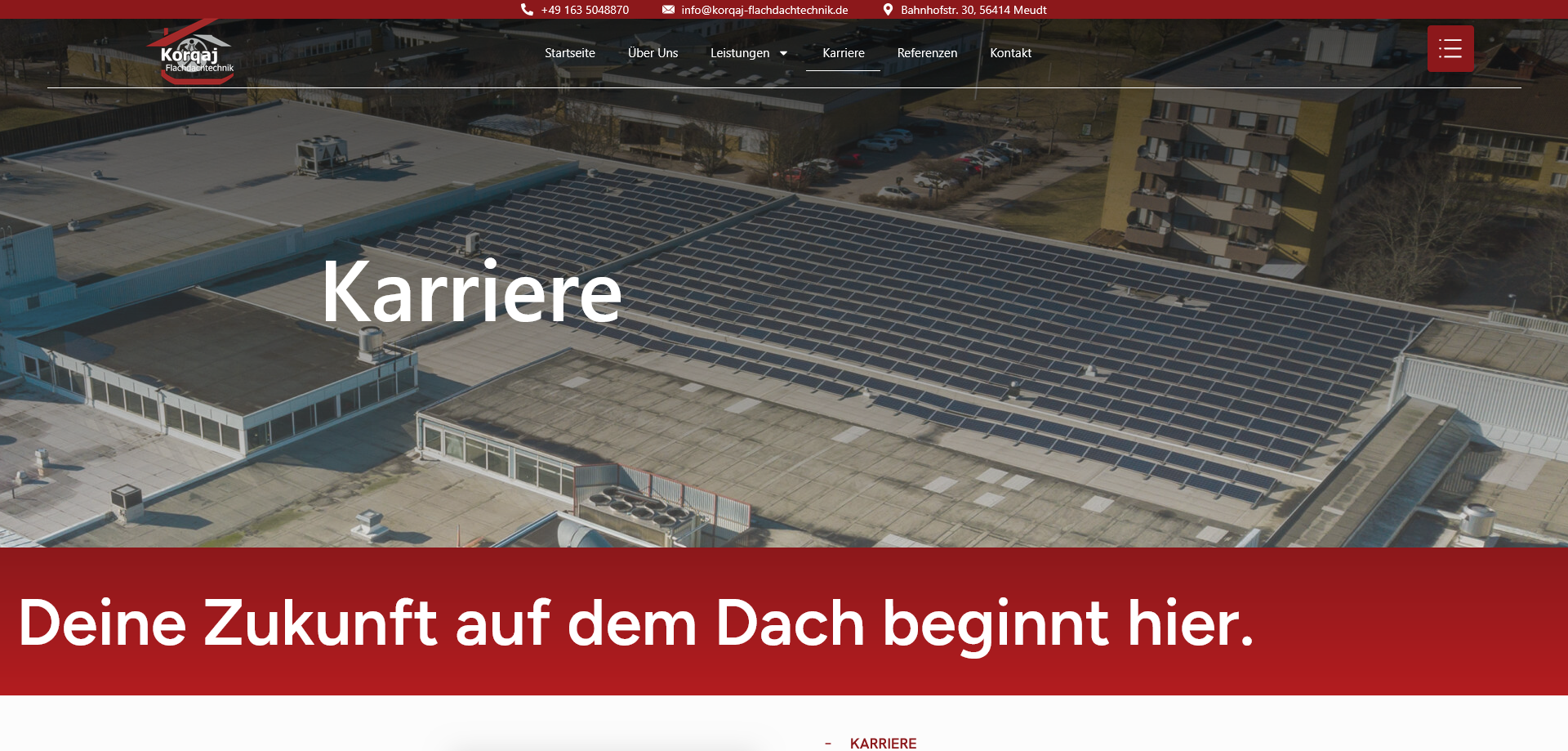 Screenshot 2026-01-29 at 10-38-26 Karriere – Korqaj Flachdachtechnik GmbH